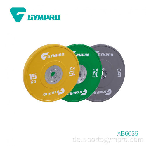 Olympische Farbkautschuk -Stoßfängergewichte Platten